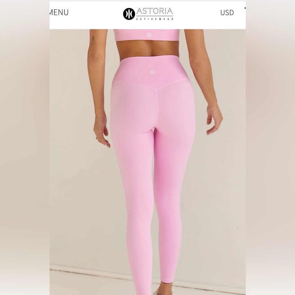 Elegant Pink Women's Leggings
